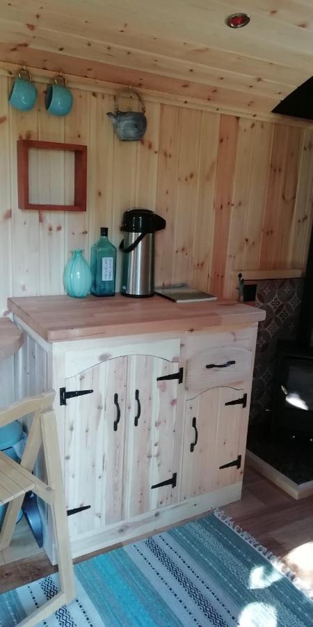 Sapphire forest garden shepherd’s hut Church Stretton Eksteriør billede