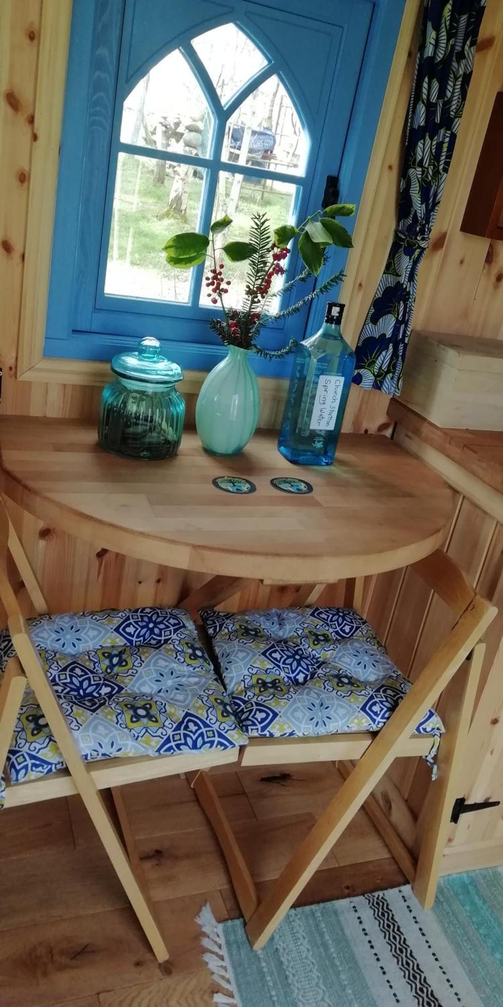 Sapphire forest garden shepherd’s hut Church Stretton Eksteriør billede